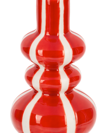 Red Stripe Budvase