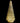 16" Lighted Glitter Glass Tree