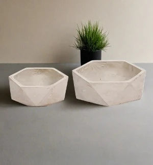 Hexagon Cubed Pot