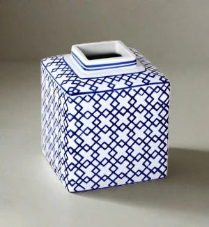 Treillage Square Vase 7.5"