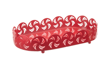 Laser Cut Peppermint Oval Tray (Sold Separately)