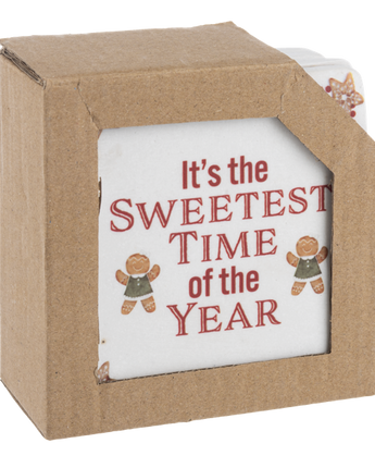 Gingerbread Coasters (Set of 4)