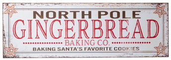 48" North Pole Gingerbread Wall Décor