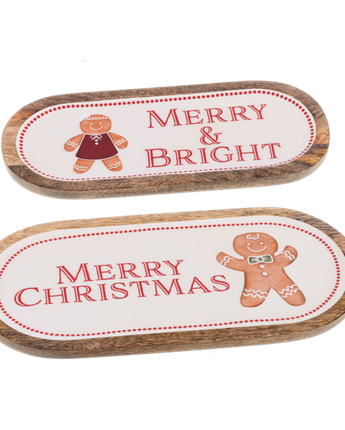 Oval Gingerbread Serving Tray (Sold Separately)