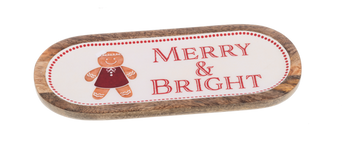 Oval Gingerbread Serving Tray (Sold Separately)
