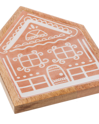 Gingerbread House Tray (Sold Separately)
