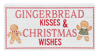 Gingerbread Message Blocks (Sold Separately)