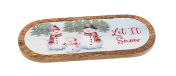 Snowman Serving Tray (Sold Separately)