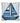 Coastal Sailboat Pillow