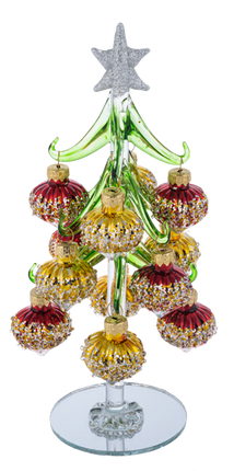 8" Christmas Tree with 12 Ornaments (Sold Separately)