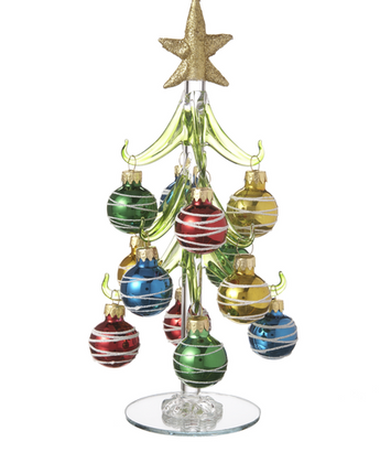 8" Christmas Tree with Ornaments (Sold Separately)