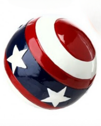 3.5" Polystone Flag Orbs (Sold Separately)