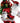 Skiing Santa Ornament
