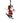Skiing Santa Ornament