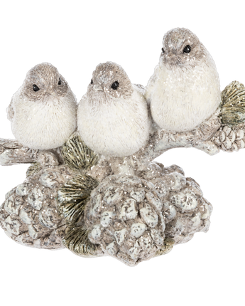 Frosted Bird Figurine (Sold Separately)