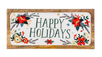 Nested Christmas Botanical Tray (Sold Separately)