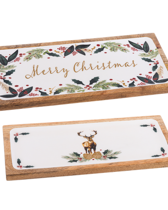Nested Botanical Holiday Tray (Sold Separately)