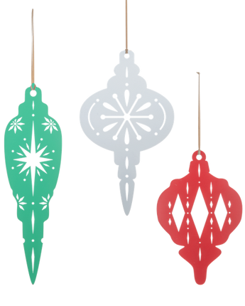 Oversized Retro Ornament (Sold Separately)