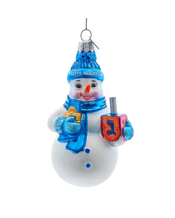 4.25" Noble Gems Hannukah Snowman