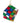 3" Rubik's Cube Ornament