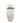 8" Norah Bejeweled Vase-White Opal