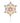 13.75" Silver Glittered Snowflake Tree Topper